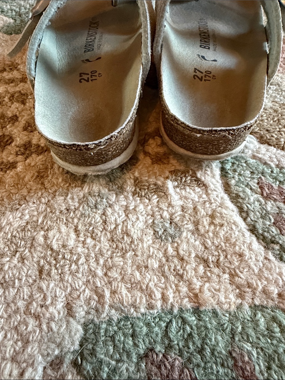 Birkenstock Kids Blush Pink Suede Double-Strap Sandals - Picture 2 of 5